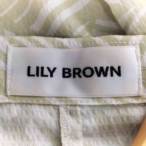 リリーブラウン Lily Brown 22SS バリエーションパターンワンピース レディース JPN:0