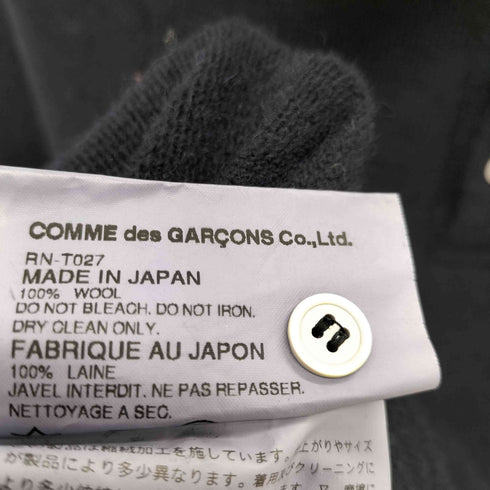 ローブドシャンブルコムデギャルソン robe de chambre COMME des GARCONS 04aw ニットポロ レディース