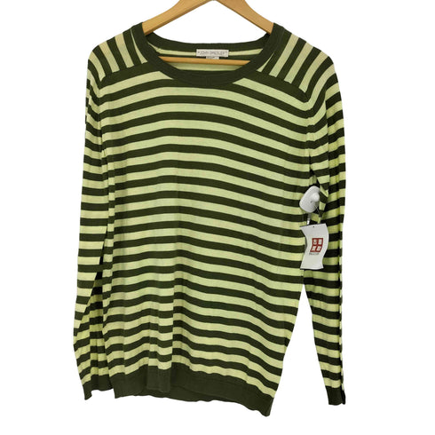 ジョンスメドレー JOHN SMEDLEY イングランド製 コットン ボーダー クルーネックニット メンズ JPN:M