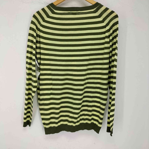 ジョンスメドレー JOHN SMEDLEY イングランド製 コットン ボーダー クルーネックニット メンズ JPN:M