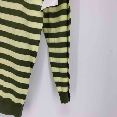 ジョンスメドレー JOHN SMEDLEY イングランド製 コットン ボーダー クルーネックニット メンズ JPN:M