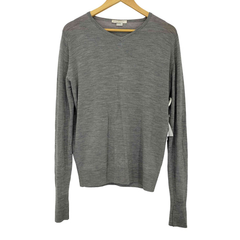 ジョンスメドレー JOHN SMEDLEY イングランド製 メリノウール Vネックニット メンズ JPN:M