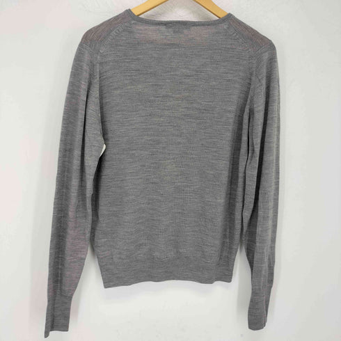 ジョンスメドレー JOHN SMEDLEY イングランド製 メリノウール Vネックニット メンズ JPN:M