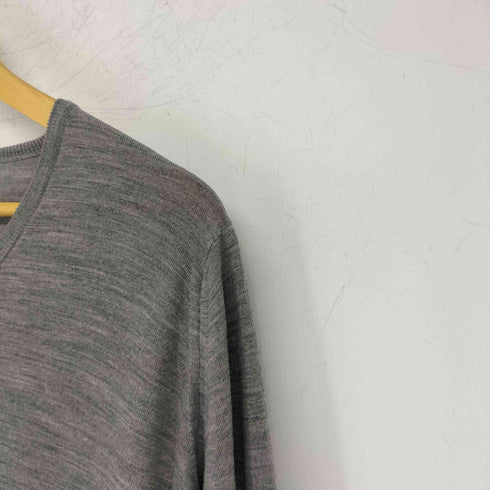 ジョンスメドレー JOHN SMEDLEY イングランド製 メリノウール Vネックニット メンズ JPN:M