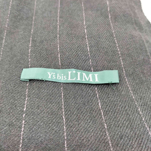 ワイズビスリミ Ys bis LIMI フリンジ ストライプ マフラー レディース