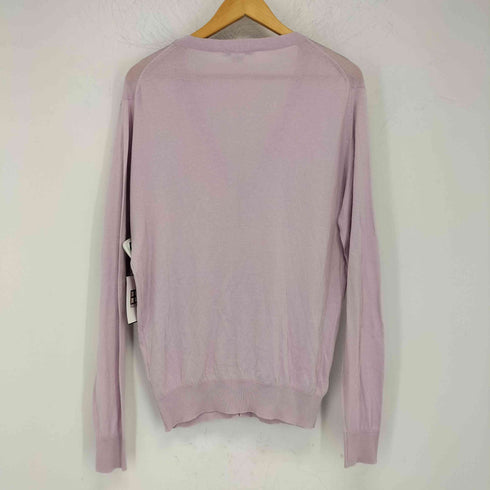 ジョンスメドレー JOHN SMEDLEY イングランド製 コットン Vネックカーディガン メンズ JPN:M