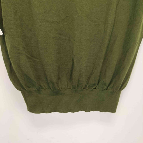 マーロ malo MADE IN ITALY ウール100 Vネックニットベスト メンズ JPN:50