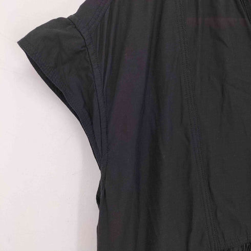 ユナイテッドアローズグリーンレーベルリラクシング UNITED ARROWS green label relaxing ボイル ギャザー ハオリ ショートスリーブ ワンピース レディース