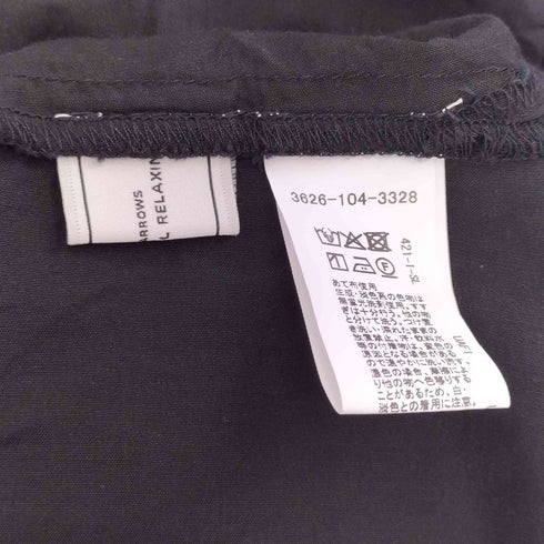 ユナイテッドアローズグリーンレーベルリラクシング UNITED ARROWS green label relaxing ボイル ギャザー ハオリ ショートスリーブ ワンピース レディース