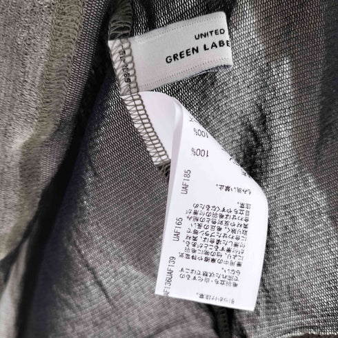 ユナイテッドアローズグリーンレーベルリラクシング UNITED ARROWS green label relaxing シアー フロッキー Tシャツ レディース