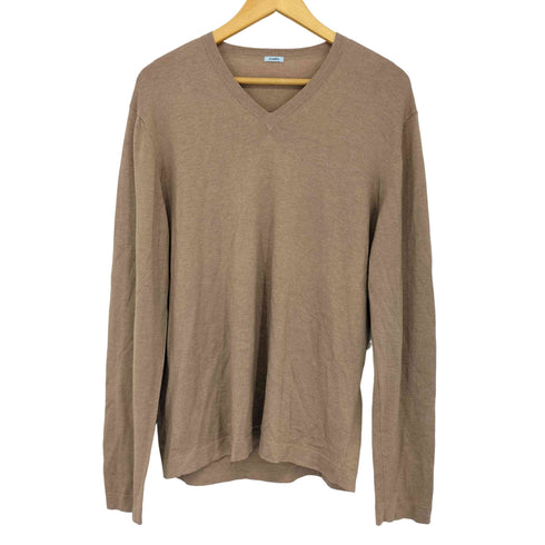 マーロ malo MADE IN ITALY カシミヤコットン Vネックニット メンズ JPN:52