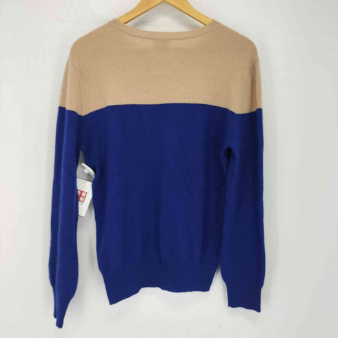 マイパンダ my panda cashmere カシミヤ100 バイカラー クルーネックニット メンズ JPN:3