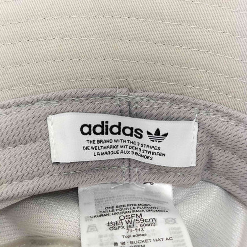 アディダス adidas Grey Adicolor Trefoil Bucket Hat バケットハット レディース