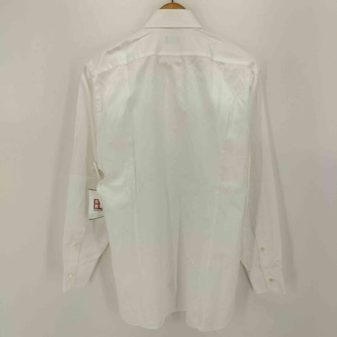 バーニーズニューヨーク BARNEYS NEWYORK イタリア製 コットン ホリゾンタル カラー L/S シャツ メンズ 41 / 16