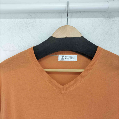ブルネロ クチネリ Brunello Cucinelli CASHMERE&WOOL カシミヤ混 Vネックニット メンズ JPN:52