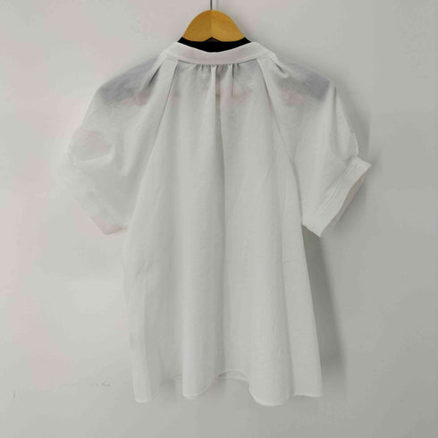 ユナイテッドアローズグリーンレーベルリラクシング UNITED ARROWS green label relaxing スタンドネック 2WAY ブラウス レディース