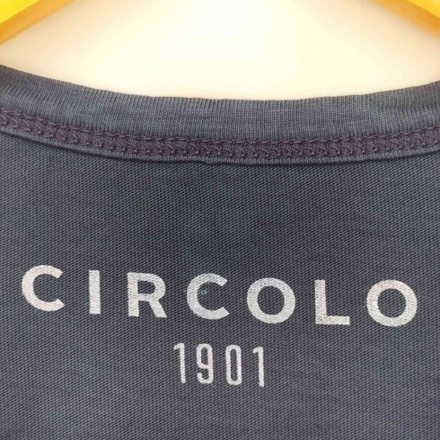 チルコロ1901 circolo 1901 HENRY T-SHIRT ヘンリーネック Tシャツ メンズ import:L