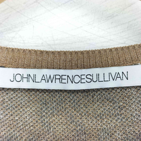 ジョンローレンスサリバン JOHN LAWRENCE SULLIVAN レオパードVネックニット メンズ JPN:L