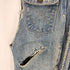 ラングラー Wrangler 50-60S CONMATIC ジップ 24MJZ Denim Jacket カスタム ワッペン デニム ジャケット ベスト カットオフ ボロ 襤褸 メンズ