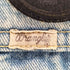 ラングラー Wrangler 50-60S CONMATIC ジップ 24MJZ Denim Jacket カスタム ワッペン デニム ジャケット ベスト カットオフ ボロ 襤褸 メンズ