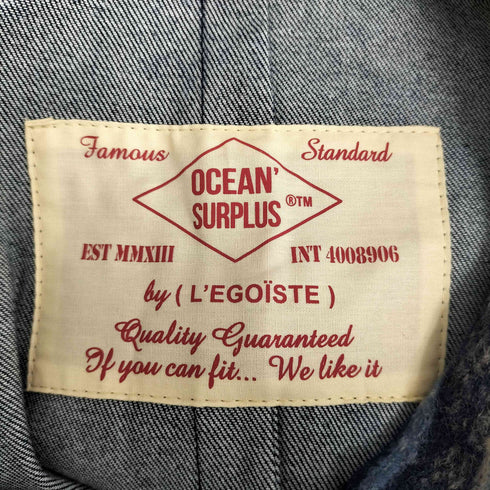 OCEAN SURPLUS BY L’EGOISTE ネイティブベスト メンズ JPN:48