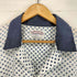 PLEETWAY ドット柄パジャマシャツ メンズ import:L