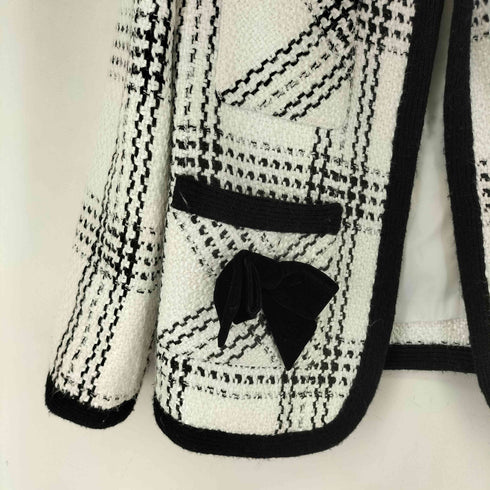 VERO MODA ボタンレス ツイードジャケット レディース JPN:M