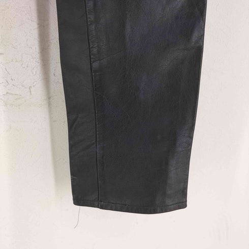 ショット Schott USA製 IDEALジッパーフライ レザーパンツ レディース 28