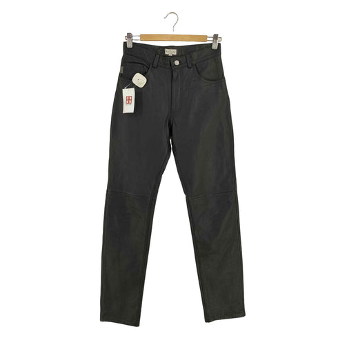 ポールスミス Paul Smith 90-00s YZIP ジッパーフライ カウレザーパンツ レディース 28
