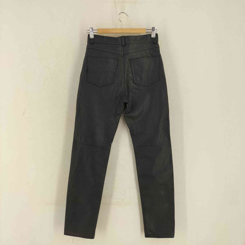 ポールスミス Paul Smith 90-00s YZIP ジッパーフライ カウレザーパンツ レディース 28