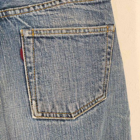 ドゥニーム Denime 70801 ボタンフライ ストレートデニムパンツ Y2K メンズ 30/31