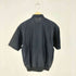 DANDY UP フロントパッチ スタンドカラー ヘンリーネック 半袖プルオーバーシャツ メンズ M