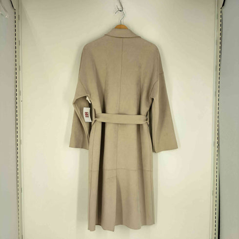 ザラ ZARA フェイクスウェード チェスターコート レディース import:M