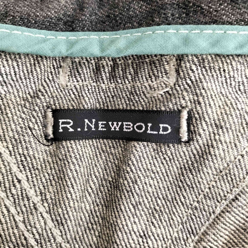 R.NEWBOLD リペアカスタム ダート ストレートデニムパンツ メンズ