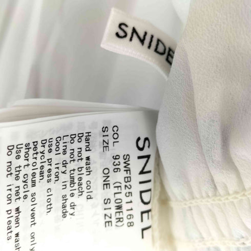 スナイデル snidel 25SS ギャザーオフショルブラウス レディース ONE SIZE
