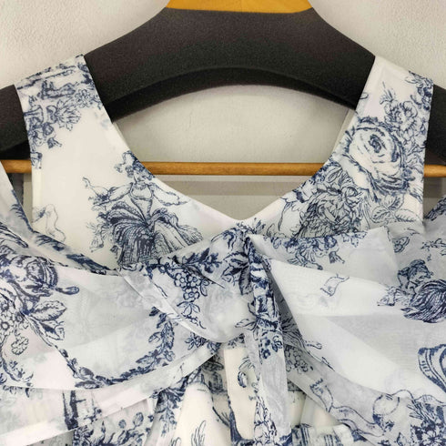 25SS Riu Twist ribbon Toile de Jouy dress レディース FREE
