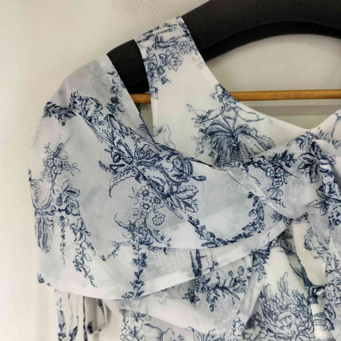 25SS Riu Twist ribbon Toile de Jouy dress レディース FREE