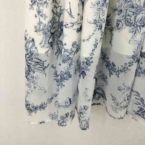 25SS Riu Twist ribbon Toile de Jouy dress レディース FREE