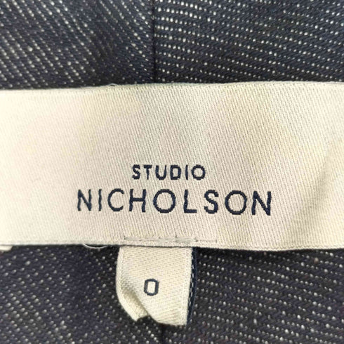 スタジオニコルソン STUDIO NICHOLSON WILSON デニム ワイド パンツ レディース 0