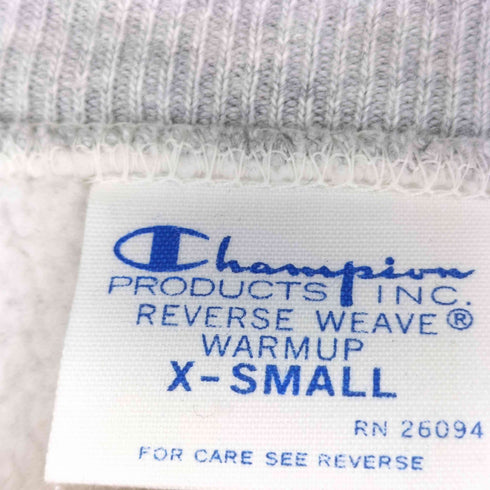 チャンピオン Champion REVERSE WEAVE フロントプリントクルーネックスウェット メンズ import:XS