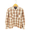 ラングラー Wrangler マドラスチェック オープンカラー長袖シャツ メンズ SMALL