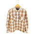ラングラー Wrangler マドラスチェック オープンカラー長袖シャツ メンズ SMALL