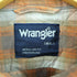 ラングラー Wrangler マドラスチェック オープンカラー長袖シャツ メンズ SMALL