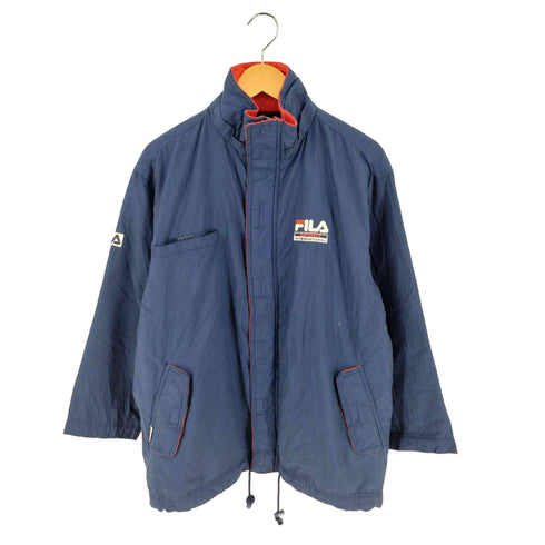 フィラ FILA 裏地フリース スタンドカラージップアップジャケット メンズ S