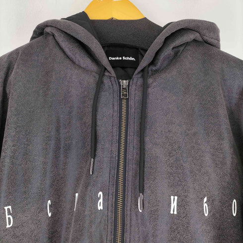 ダンケシェーン Danke Schon LEATHER TOUCH HOODED BLOUSON メンズ FREE