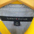 トミーヒルフィガー TOMMY HILFIGER ワンポイント刺繍 ボーダー柄 半袖ポロシャツ メンズ S
