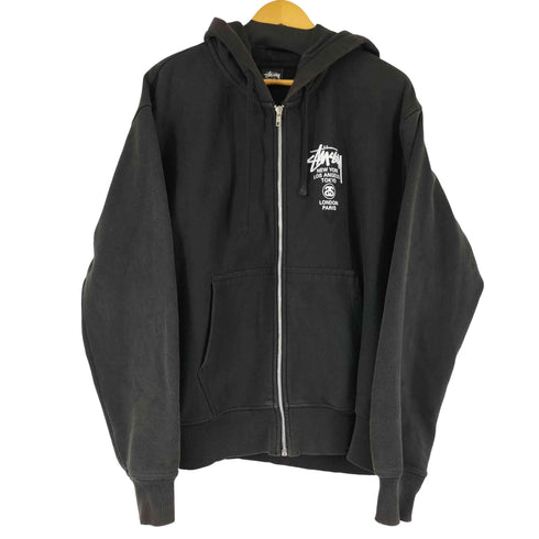 ステューシー Stussy WORLD TOUR ZIP HOOD メンズ JPN:M