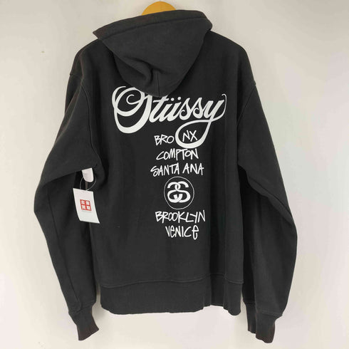 ステューシー Stussy WORLD TOUR ZIP HOOD メンズ JPN:M