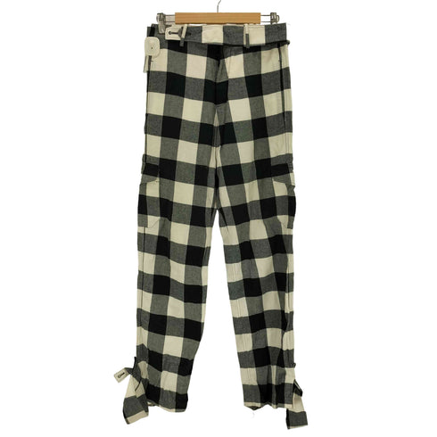 ジェイダブリューアンダーソン JW ANDERSON バッファローチェックカーゴパンツ メンズ 38