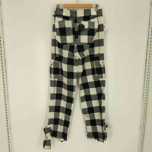 ジェイダブリューアンダーソン JW ANDERSON バッファローチェックカーゴパンツ メンズ 38